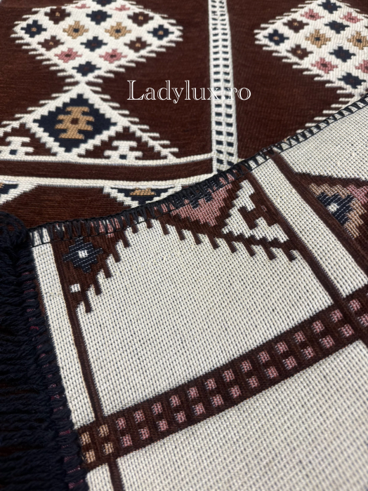 Covor cu Motive Tradiționale 80x125 – Stil Autentic, Calitate Superioară - C1690 [4]