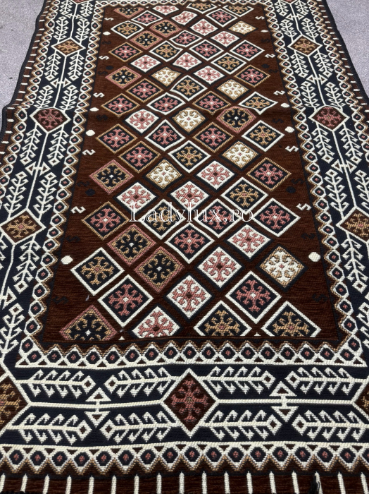 Covor cu Motive Tradiționale 80x125 – Stil Autentic, Calitate Superioară - C1691 [3]