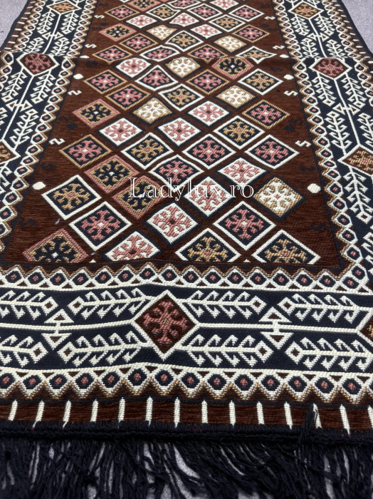 Covor cu Motive Tradiționale 80x125 – Stil Autentic, Calitate Superioară - C1691 [1]