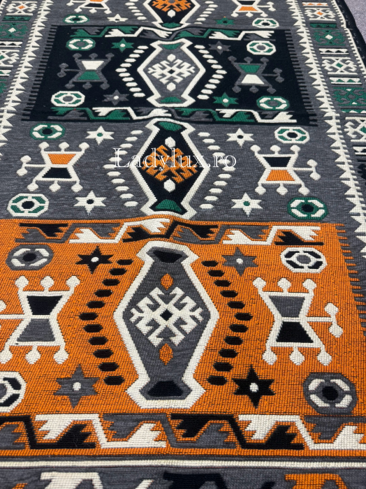 Covor cu Motive Tradiționale 80x125 – Stil Autentic, Calitate Superioară - C1696 [2]