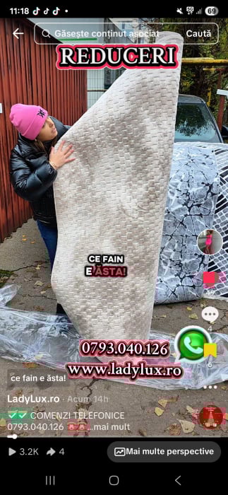 Covor Gofrat în Nuanțe de Bej – 200 × 270 cm, cu Strat Antiderapant [3]