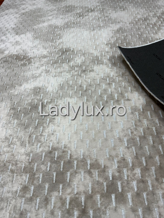 Covor Gofrat în Nuanțe de Bej – 200 × 270 cm, cu Strat Antiderapant [2]