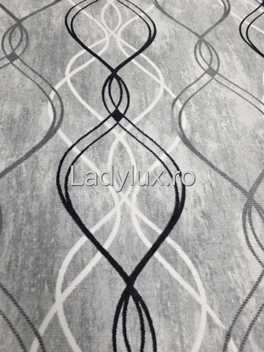 Covor Modern 200x270 cm în Nuanțe de Gri –  Antiderapant și Ușor de Întreținut [3]