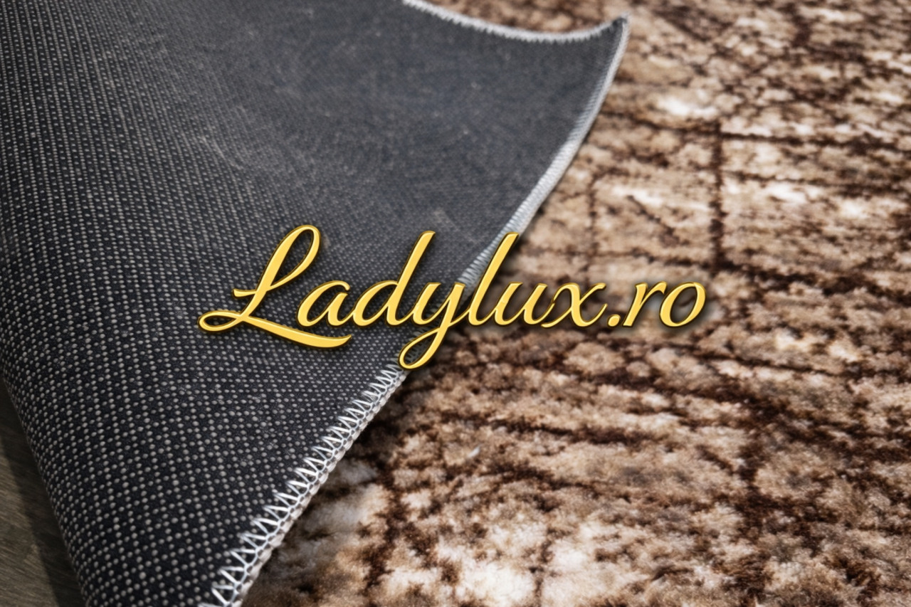 Covor Modern Abstract Maro - 200 × 275 cm Model Marmorat [3]