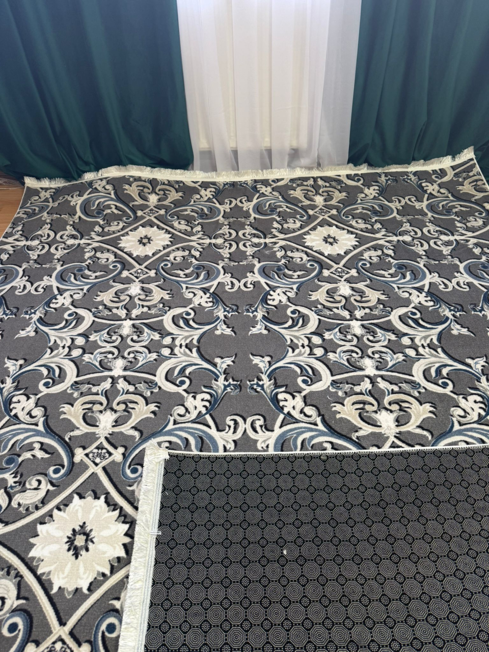 Covor Modern Regal Gri - 200 x 270 cm - Antiderapant [2]