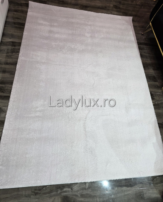 Covor plușat 160x220 cm cu spate antiderapant – Gri Silver [2]