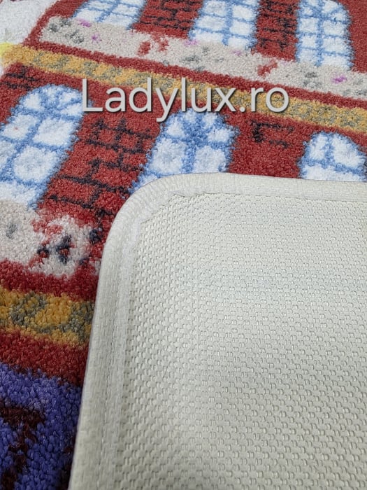 Covor Copii 100x150, Plusat, Cauciucat si Antiderapant- London [4]