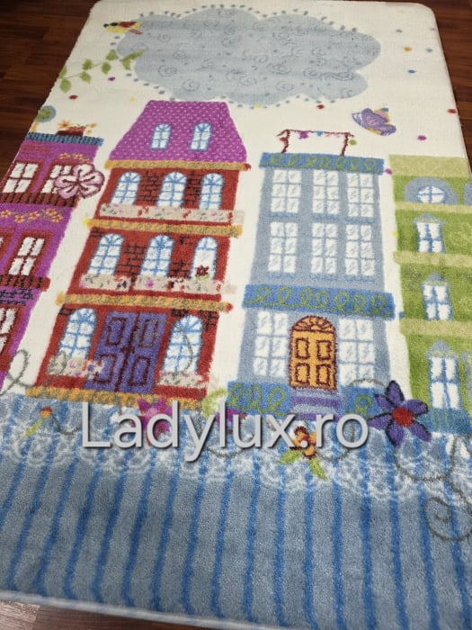 Covor Copii 100x150, Plusat, Cauciucat si Antiderapant- London [1]