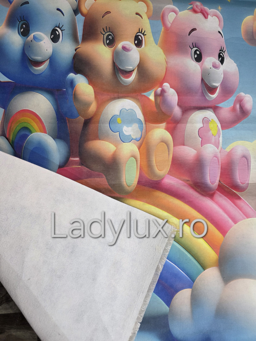 Covor Subțire din Poliester cu Antiderapant-  Ursuleti – 140x180 cm -C13674 [3]