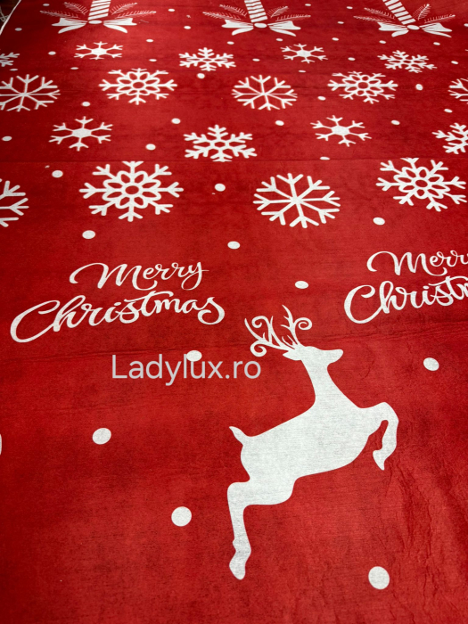 Covoraș subțire antiderapant cu motive de Crăciun – 140x180 cm- REN [4]