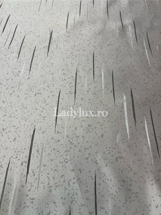Draperii Gata Cusute cu Rejansă, 3M – 2 Bucăți, de 150cm cu 250 cm inaltime – Model STR Silver  C1783 [1]