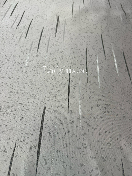 Draperii Gata Cusute cu Rejansă, 3M – 2 Bucăți, de 150cm cu 250 cm inaltime – Model STR Silver  C1783 [2]