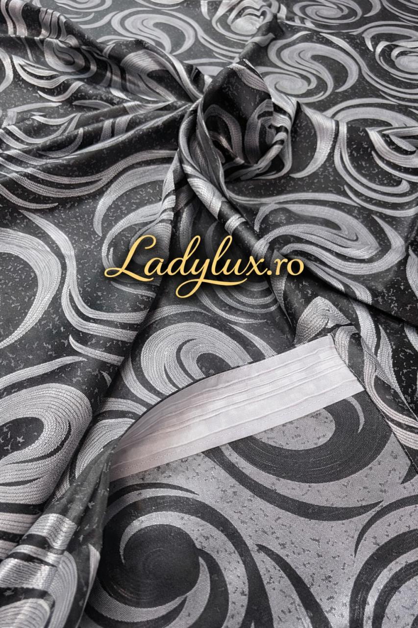 Set Draperii Negre Model Vartej Gri 3M-2.7h [2]