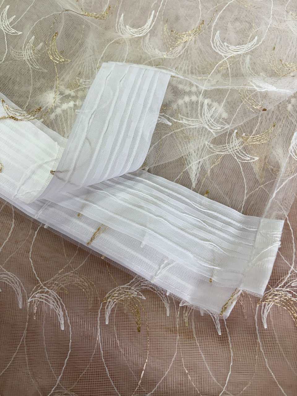 Perdea Aurie Model Festiv Cu Tiv si rejansa - 4M x 2.5h [4]