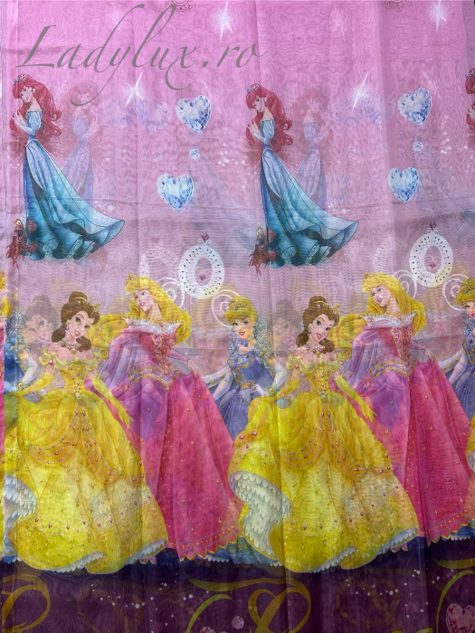Perdea din Voal Lady Lux pentru Camera Copilului –Printese  4 m x 2.5 m [2]