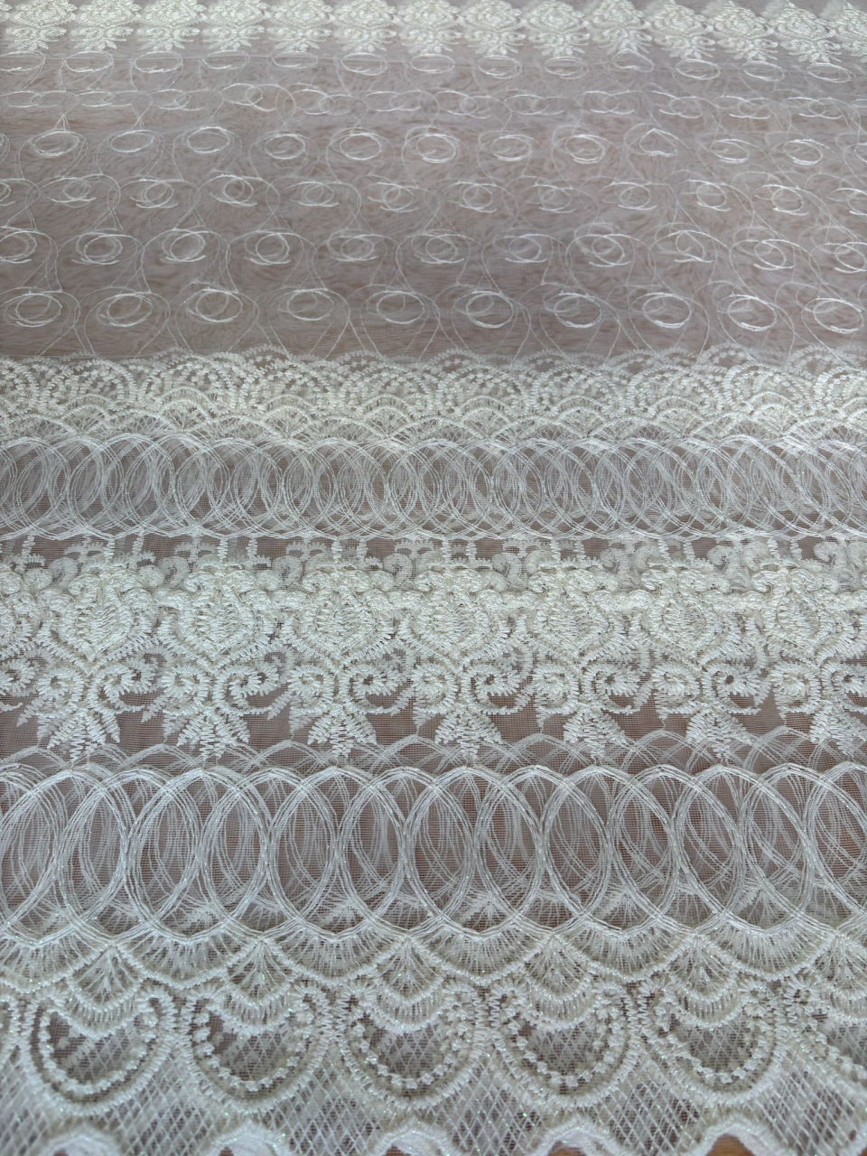 Perdea Tull cu Broderie Ivoar- Model Imperial  4M x 2.5h - Cu Tiv si Rejansa [2]