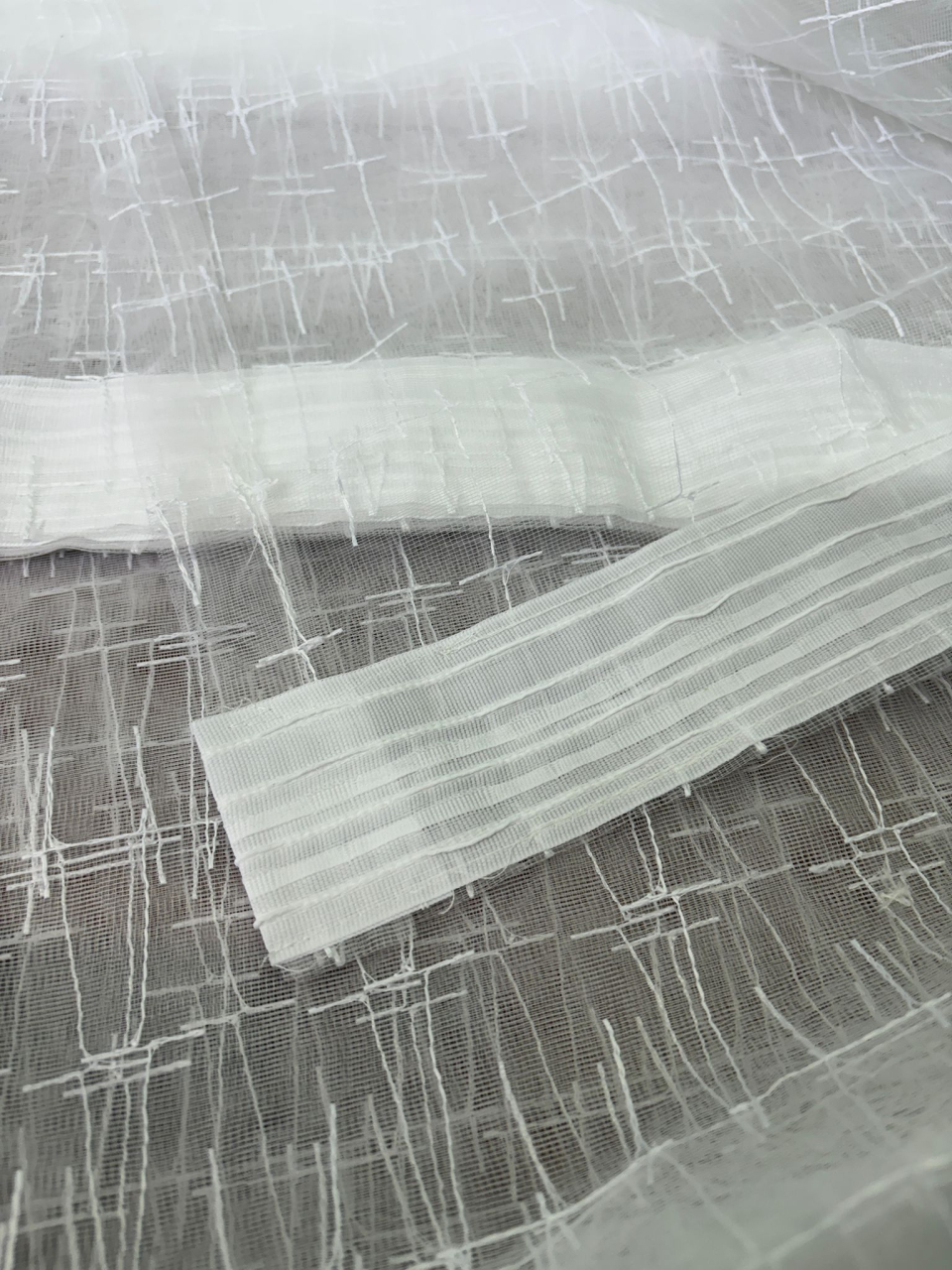 Perdea Tulle Broderie Alb Model Vrs  Tiv si Rejansa - 4M x 2.5h [3]