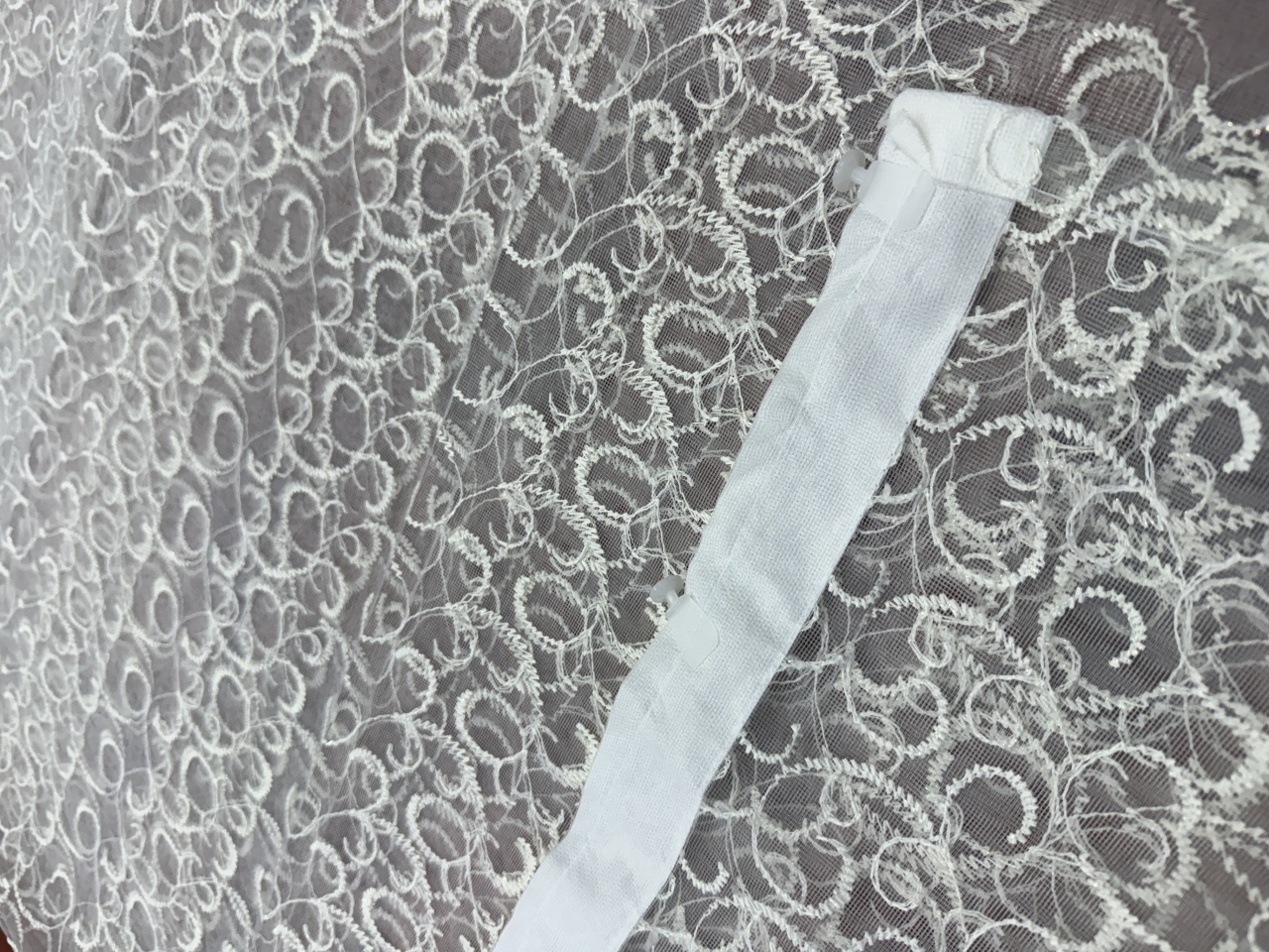 Perdea Tulle Ivoar Broderie Ivoar - Cu Tiv si Rejansa Model Charli 3M x 2.5h [3]