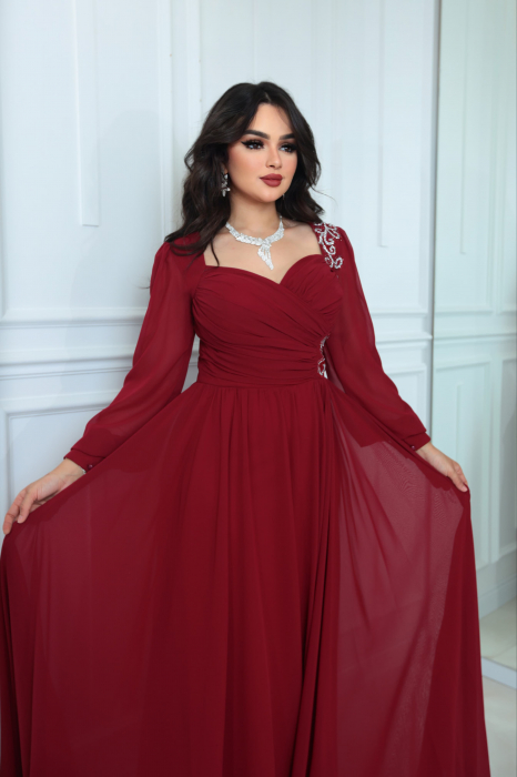 Rochie eleganta Grena din Sifon Milana FloraGvF [2]