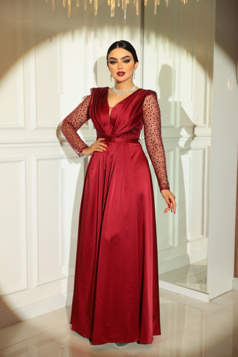 Rochie eleganta Miry FloraGvF din satin [4]