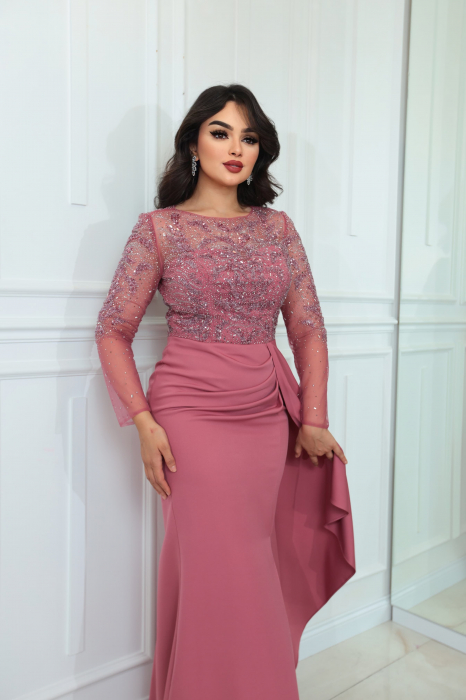 Rochie eleganta Rely PansyGvF, Roz prafuit [1]