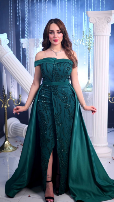 Rochie eleganta Smaralda PansyGvF, Verde smarald [1]