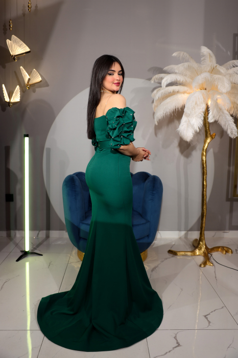 Rochie lunga eleganta, cu strasuri, Luna FloraGvf [3]