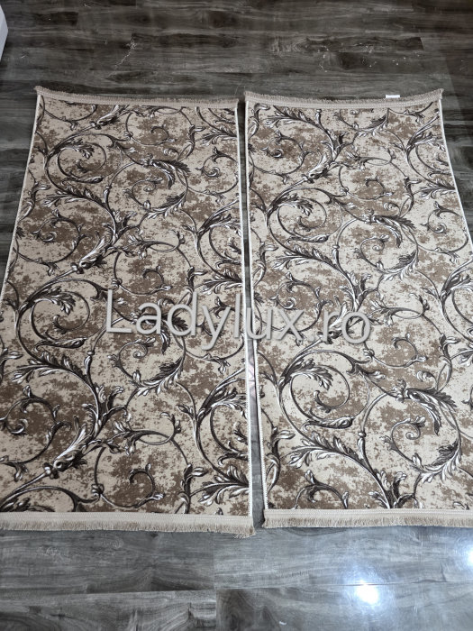 Set 2 Traverse Antiderapante 75x140 cm - Flori Maro C1422 [1]