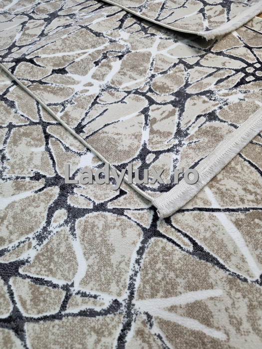 Set 3 Traverse Antiderapante Model Sarpe Bej - 1x 75×250 cm + 2× 75×130 cm [2]