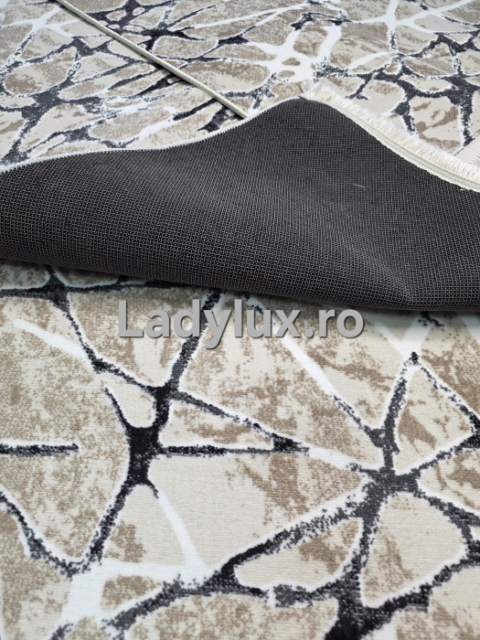 Set 3 Traverse Antiderapante Model Sarpe Bej - 1x 75×250 cm + 2× 75×130 cm [3]