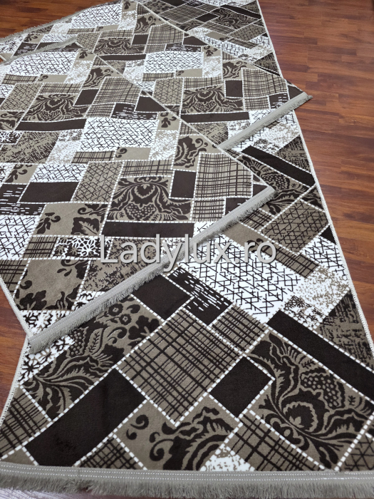 Set 3 Traverse Antiderapante – 75×250 cm + 2×75×130 cm Model Amandina Maro [2]