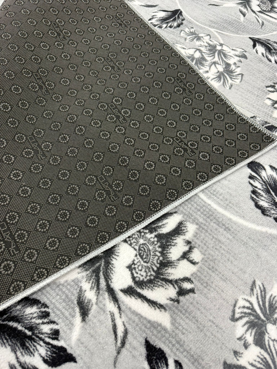 Set 3 Traverse Antiderapante Model Petala Gri - 1x 75×250 cm + 2× 75×130 cm [3]