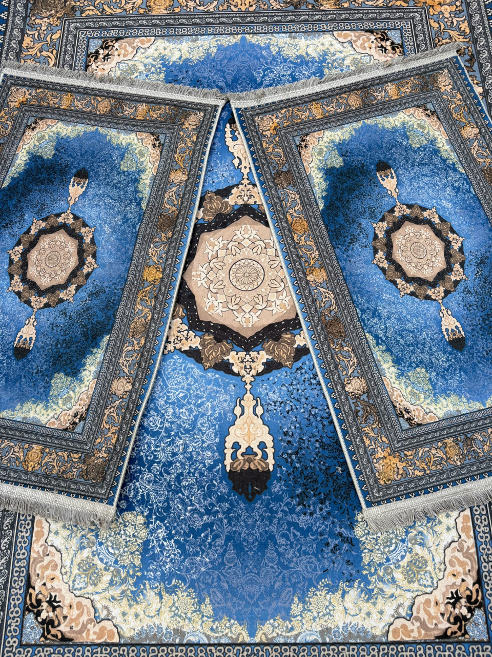 Set Covoare 3D Antiderapante SUBTIRI - 1 covor mare(140X200CM) + 2 pui(60X100) [2]