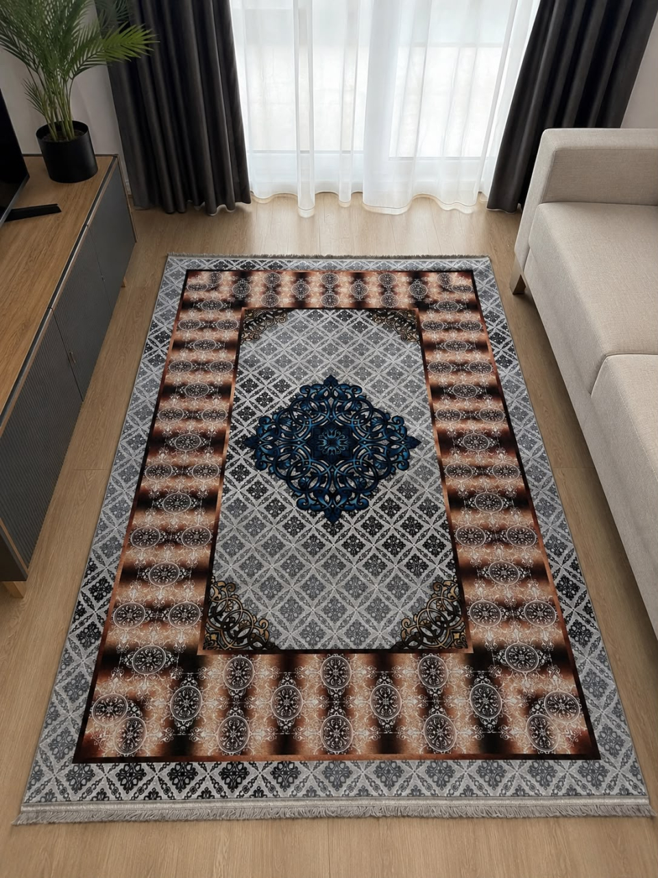 Set Covoare 3D Antiderapante SUBTIRI - 1 covor mare(140X200CM) + 2 pui(60X100) [2]