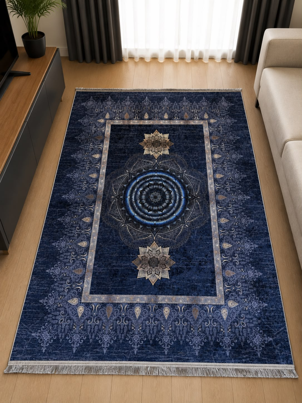 Set Covoare 3D Antiderapante SUBTIRI - 1 covor mare(140X200CM) + 2 pui(60X100) [2]
