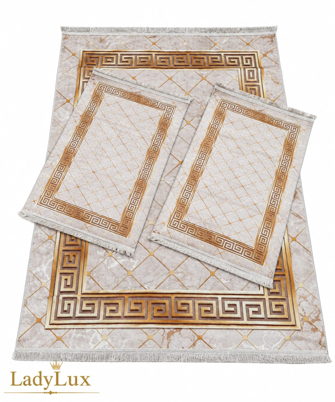 Set Covoare 3D Antiderapante SUBTIRI - 1 covor mare(140X200CM) + 2 pui(60X100) [2]