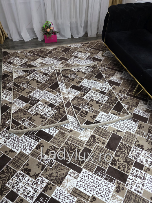 Set covoare antiderapante – 1 covor mare(140X200CM) + 2 pui(60X100)-C1344 [2]