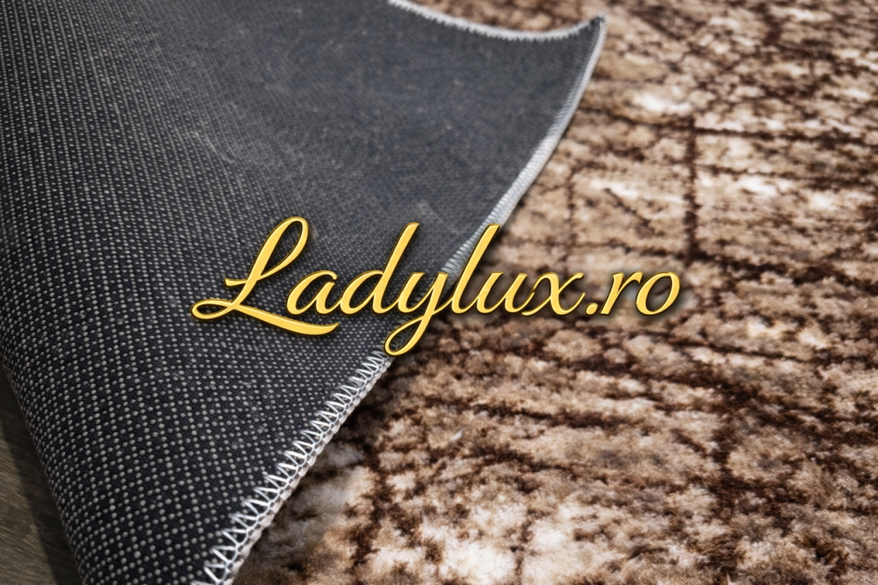 Set Covor cu Pui Model Marmorat Maro  1x 140x200 cm  + 2x 60x100 cm [4]