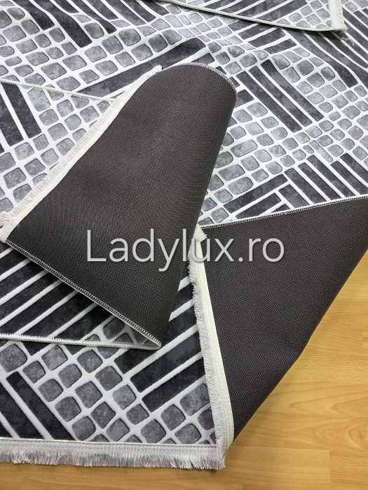 Set covoare antiderapante – 1 covor mare(140X200CM) + 2 pui(60X100)-C1346 [3]