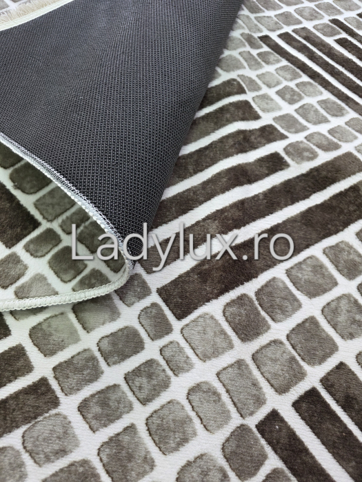 Set covoare antiderapante Maro – 1 covor mare(140X200CM) + 2 pui(60X100)-C1361 [5]