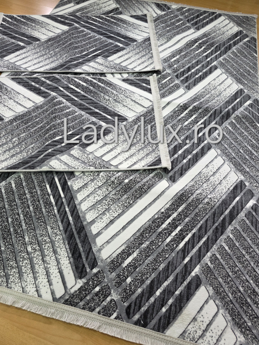 Set covoare antiderapante – 1 covor mare(140X200CM) + 2 pui(60X100)-C1351 [3]