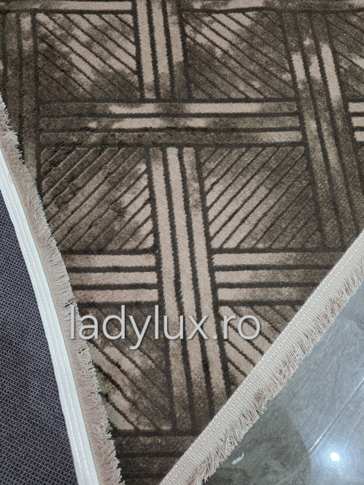 Set covoare antiderapante Maro stil Parchet – 1 covor mare(140X200CM) + 2 pui(60X100)-C1400 [4]