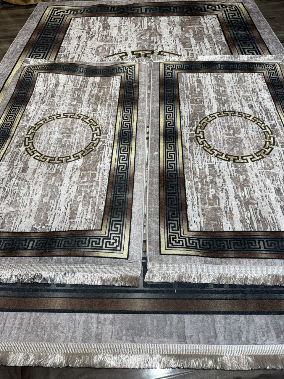 Set covoare antiderapante SUBTIRI - 1 covor mare(140X200CM) + 2 pui(60X100) [2]