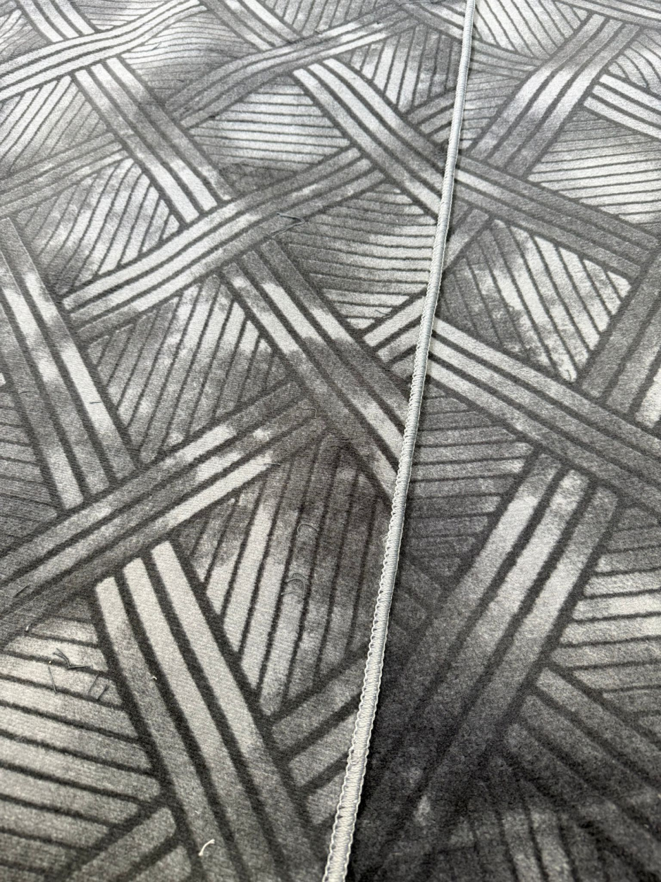 Set Doua Traverse Antiderapante Model Parchet Mic Gri 75x140 cm [2]