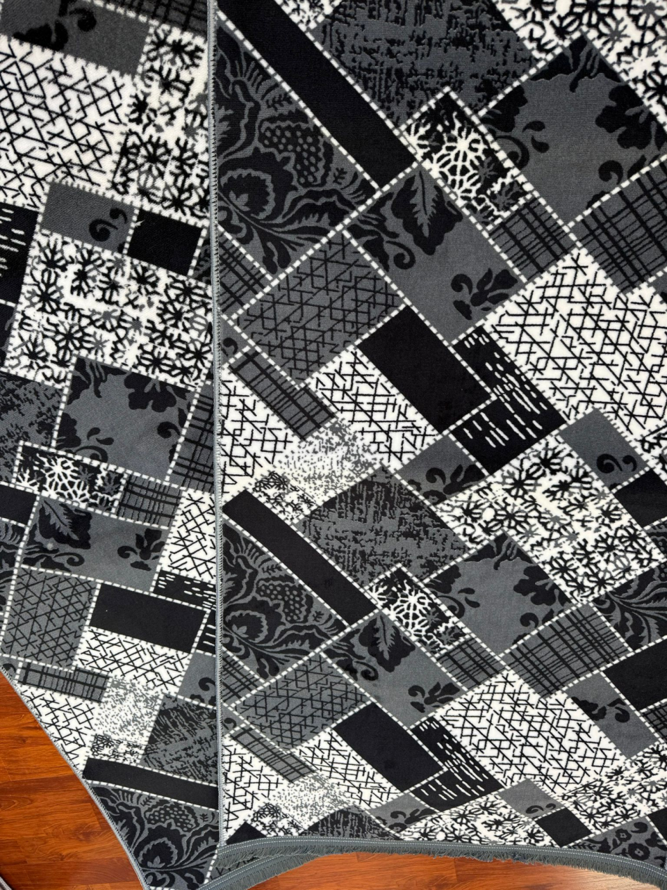 Set Doua Traverse Antiderapante Model Amandina Gri  75x140 cm [2]