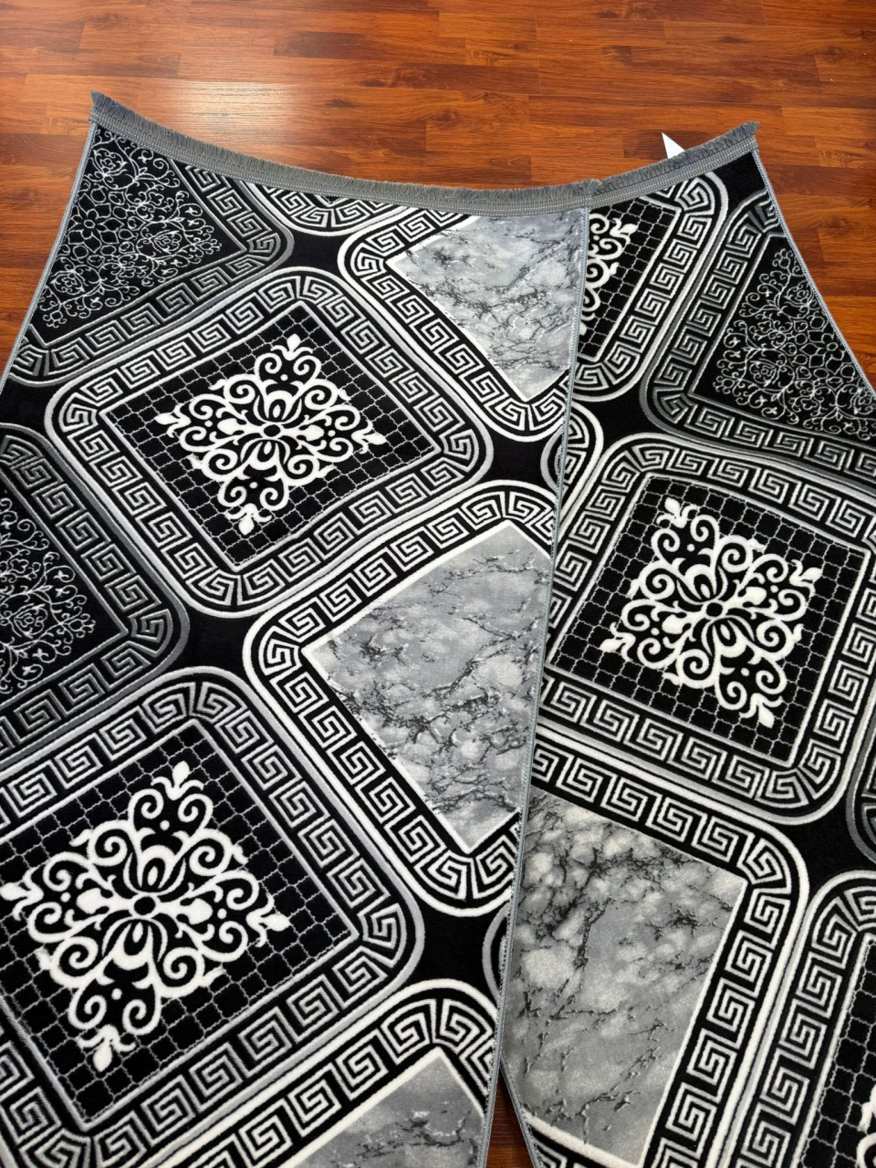 Set Doua Traverse Antiderapante Model Vrs Gri  75x140 cm [2]