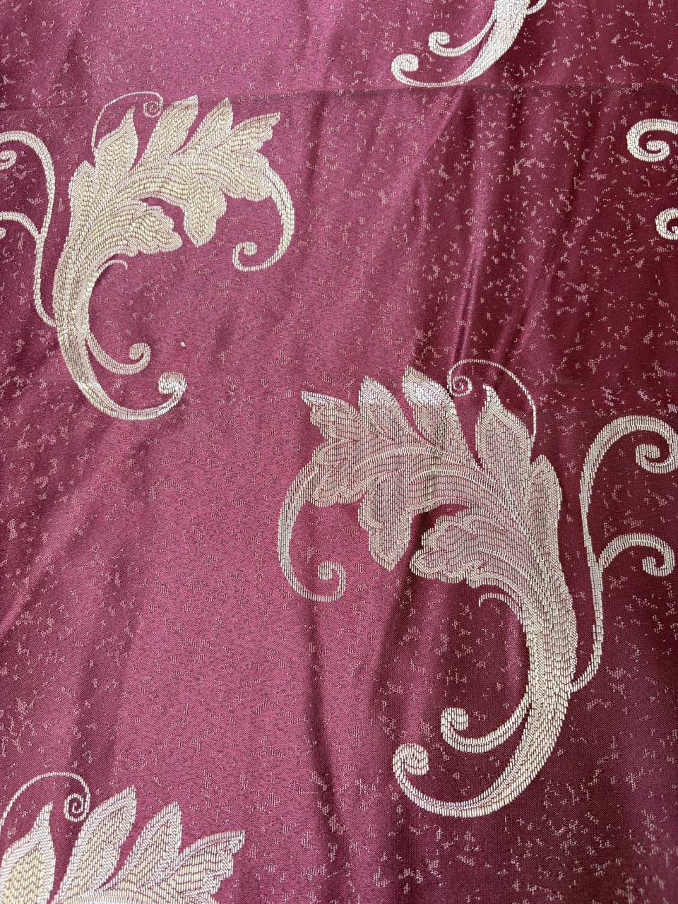 Set Draperii Bordo  Gata Cusute cu Tiv si Rejansă, 3M x 2.5 h Model Frunza [4]