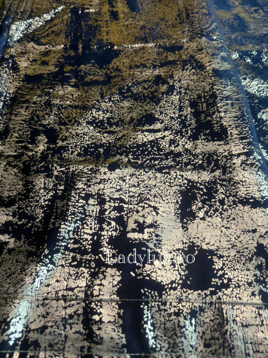 Set Draperii Catifea cu insertii -3 Metri Lățime, 2 Panouri (1.5 m + 1.5 m), Înălțime 2.70 m – Gata Cusute cu Tiv și Rejansă– C1605 [2]