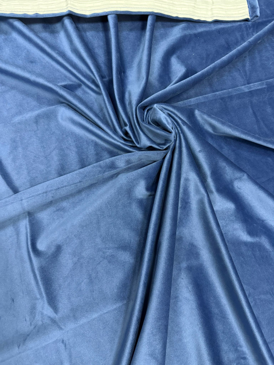 Set Draperii Albastre Catifea Simpla -3M x 2.5 Gata Cusute cu Tiv și Rejansă - Albastru [2]