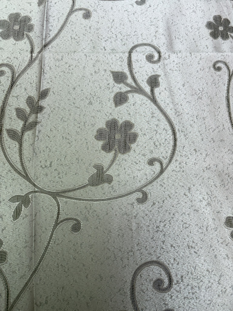 Set Draperii CREM MODEL FLORICELE Gata Cusute cu Tiv si Rejansă, 3M x 2.5 [2]
